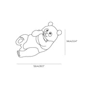 Panda Resin Outdoor Garden Lamp