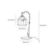 Tiffany Glass Butterfly Table Lamp