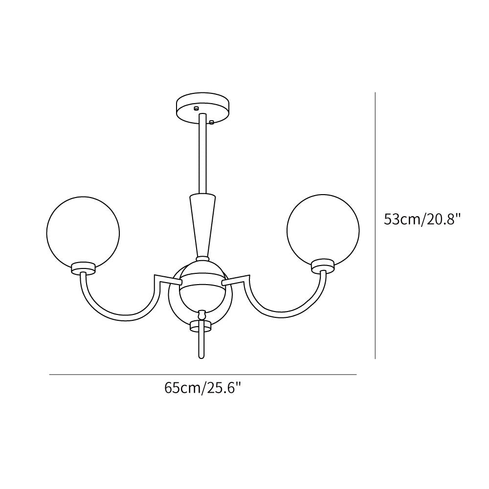 Alana Globe Chandelier