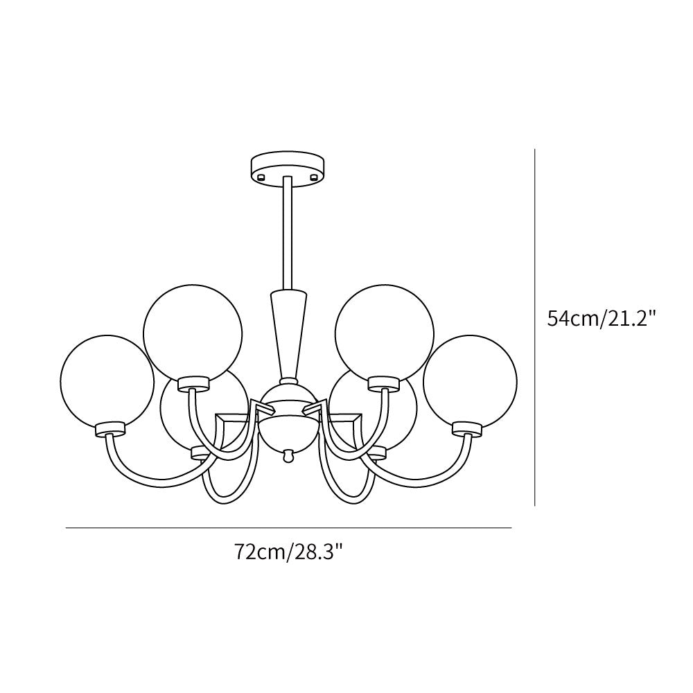 Alana Globe Chandelier