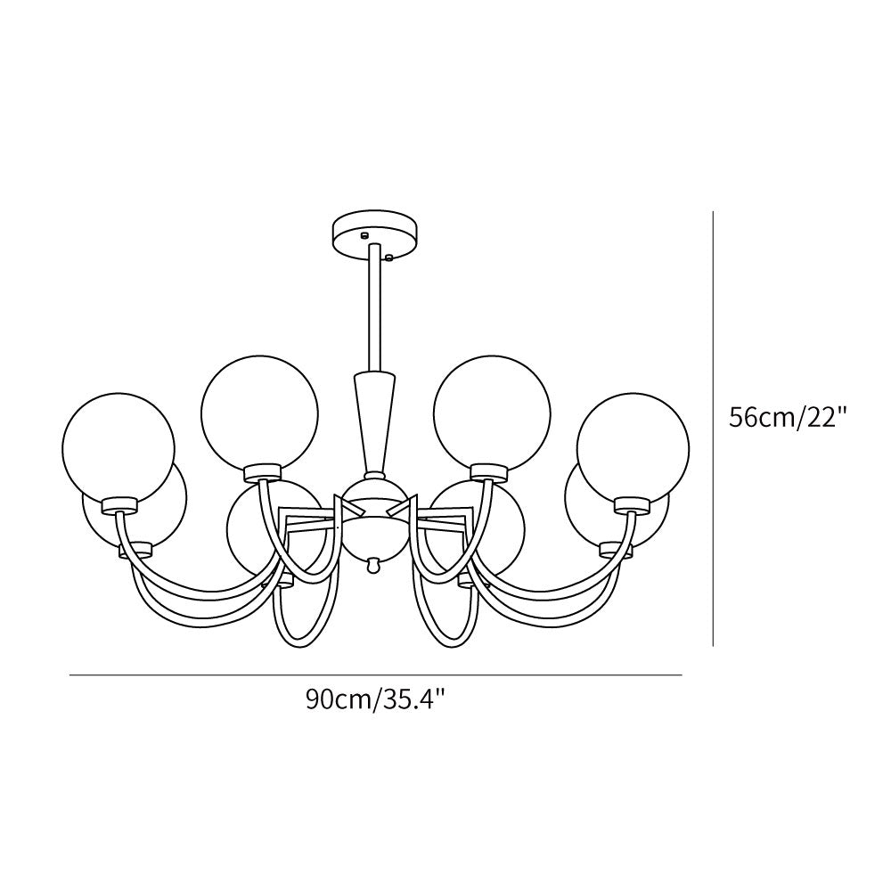 Alana Globe Chandelier