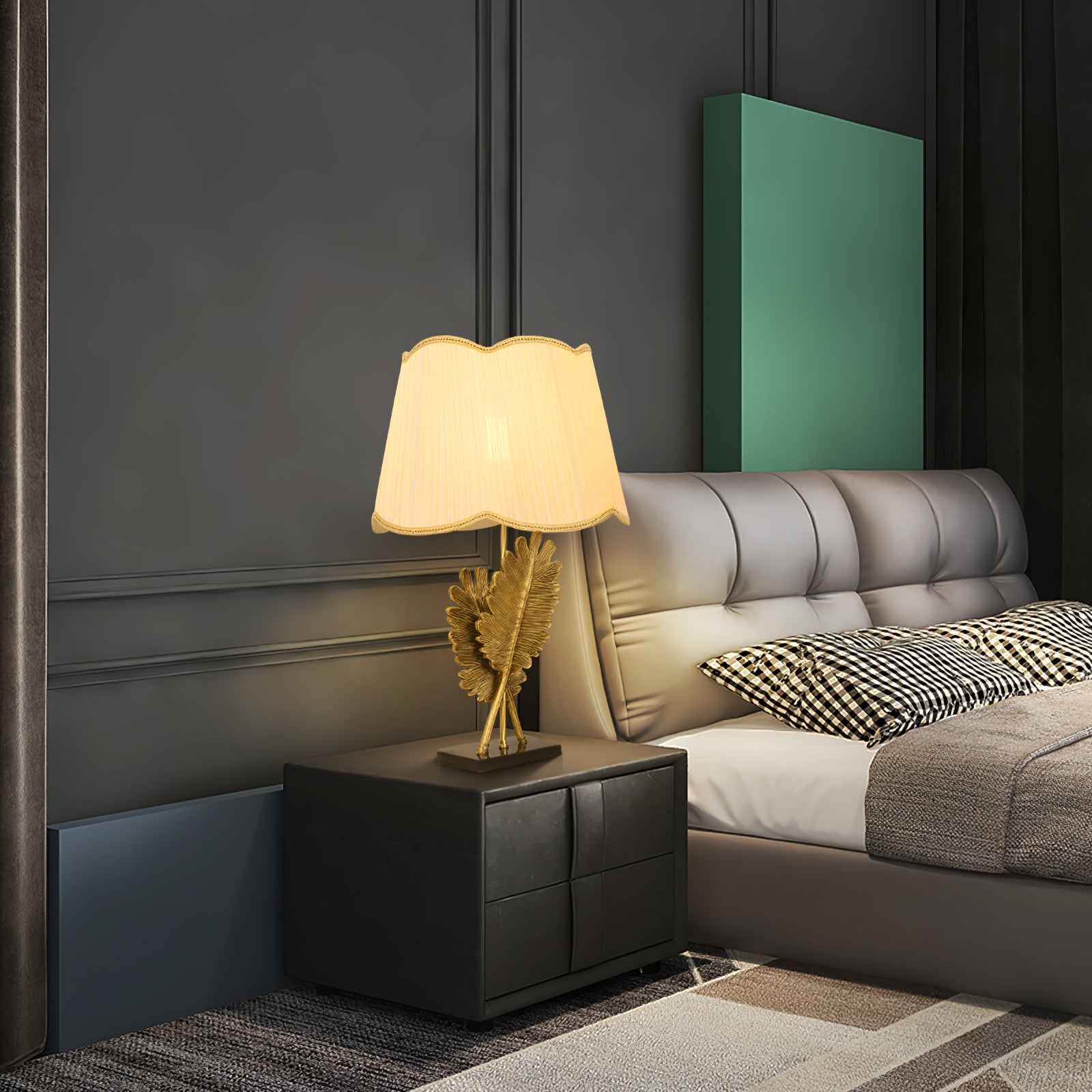 Banana Leaf Table Lamp