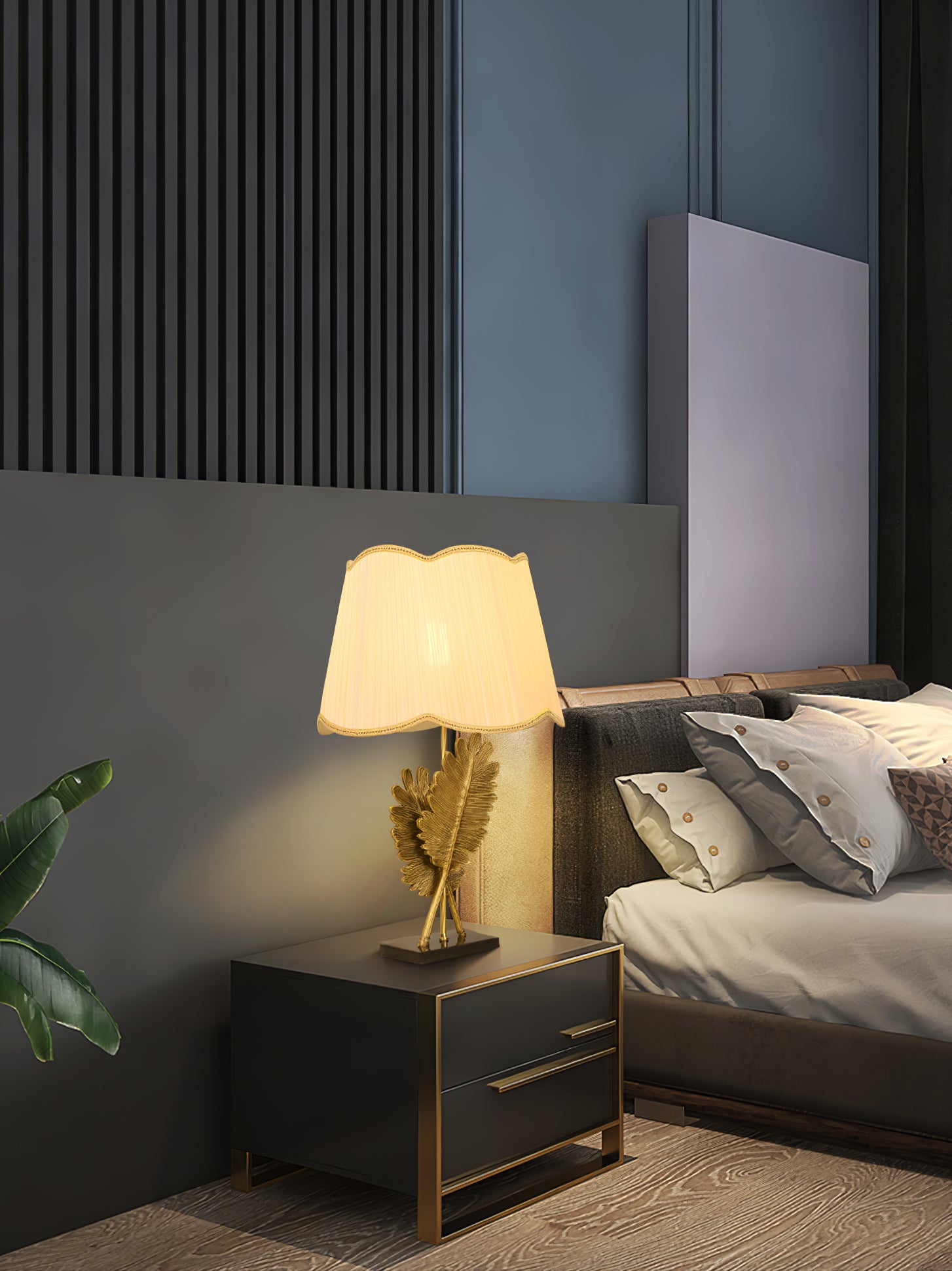 Banana Leaf Table Lamp