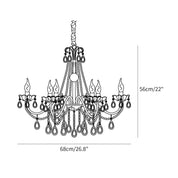 Candlestick Crystal Chandelier