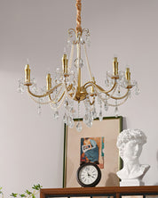 Candlestick Crystal Chandelier