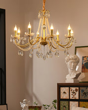 Candlestick Crystal Chandelier