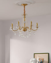 Candlestick Crystal Chandelier