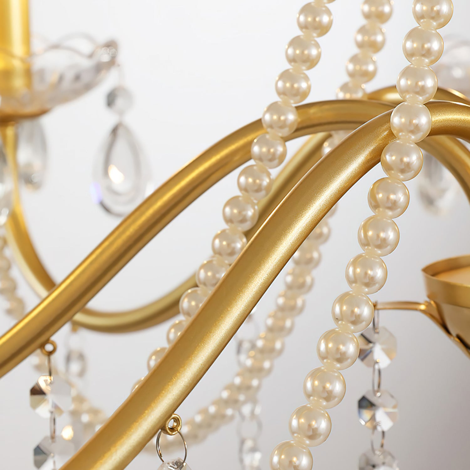 Candlestick Crystal Chandelier