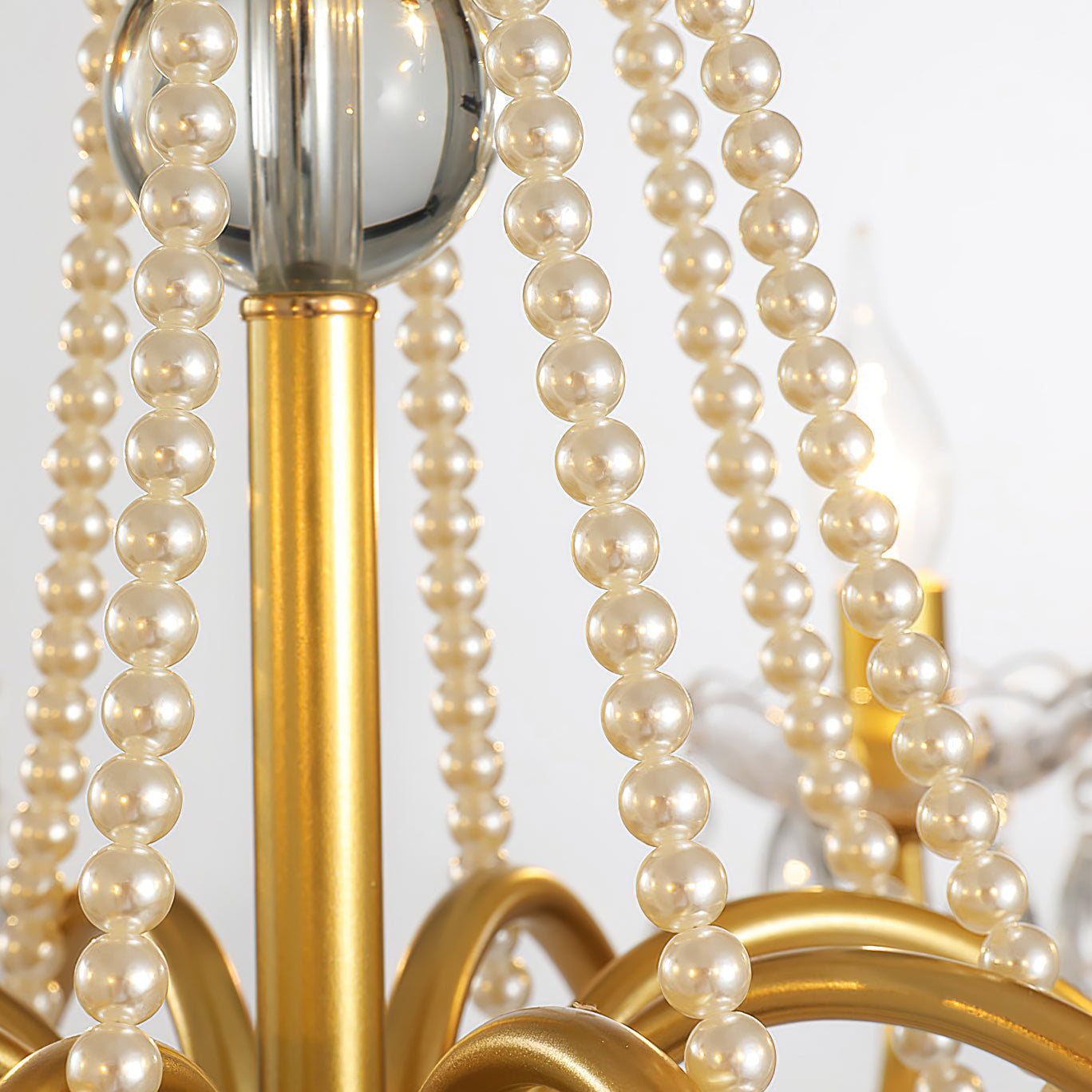 Candlestick Crystal Chandelier