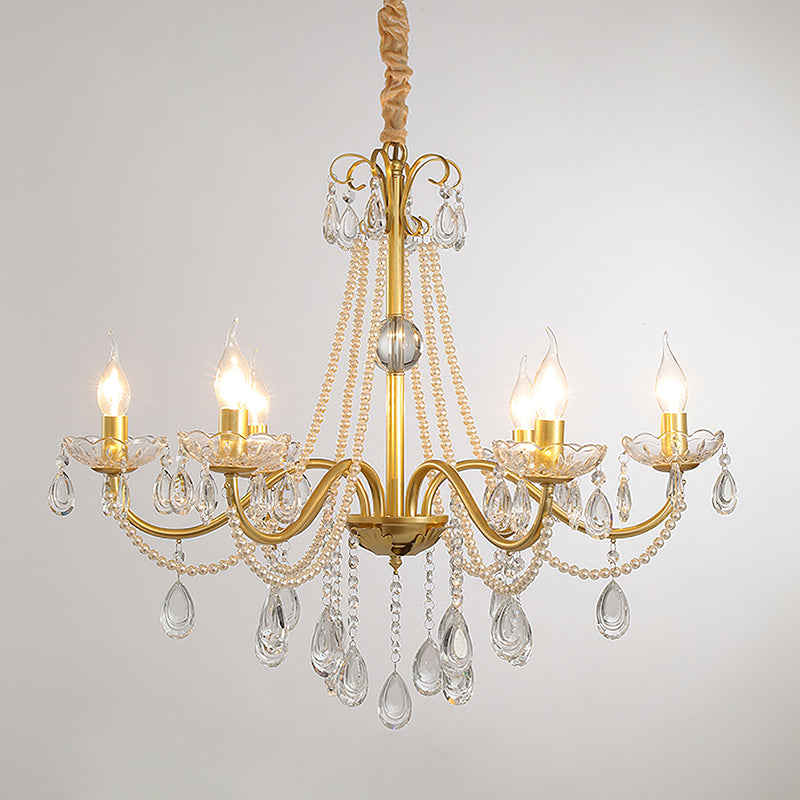 Candlestick Crystal Chandelier