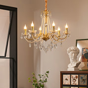 Candlestick Crystal Chandelier