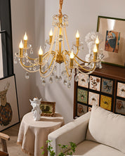 Candlestick Crystal Chandelier