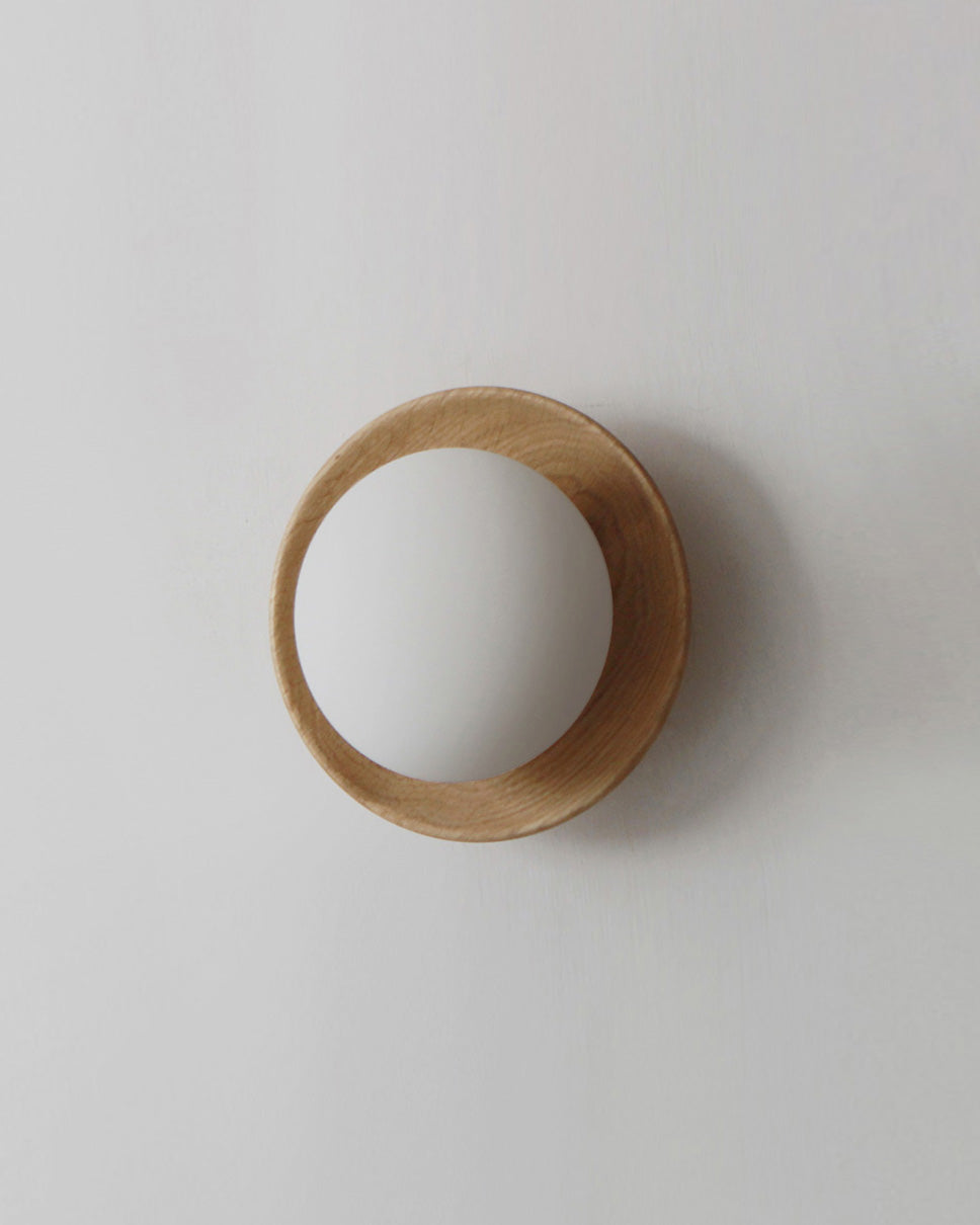 Cara Hardwood Wall Light