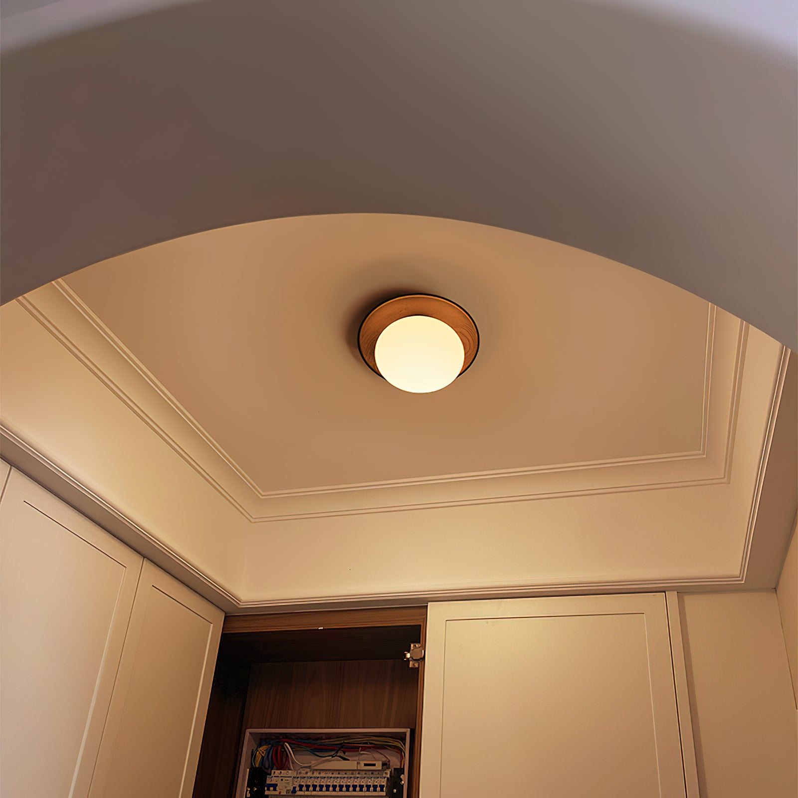 Cara Hardwood Wall Light