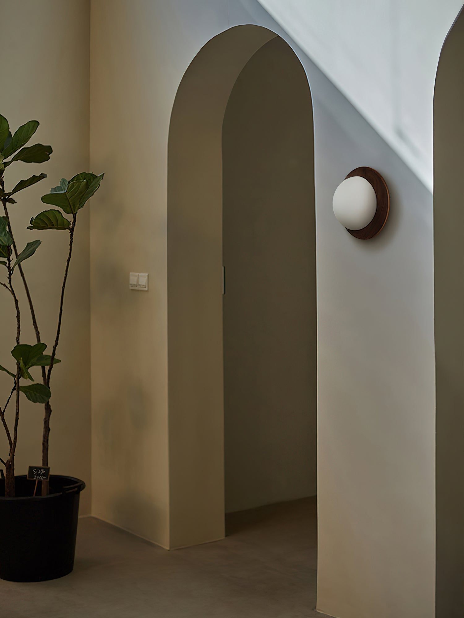 Cara Hardwood Wall Light