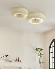 Cream Pudding Ceiling Lamp