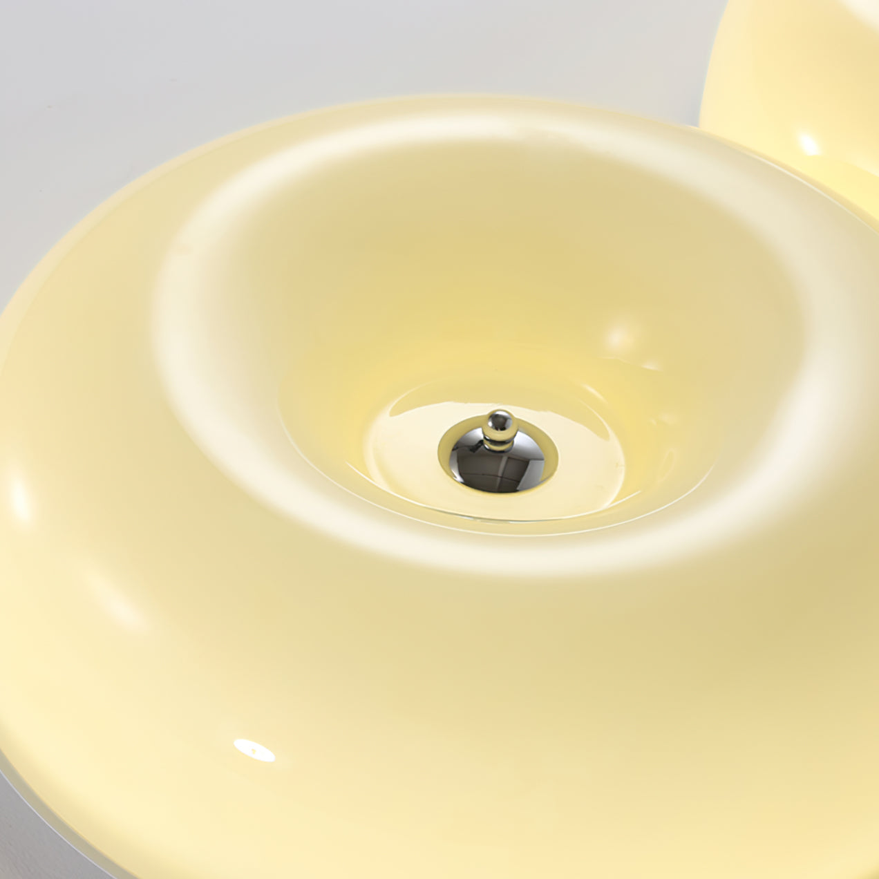 Cream Pudding Ceiling Lamp