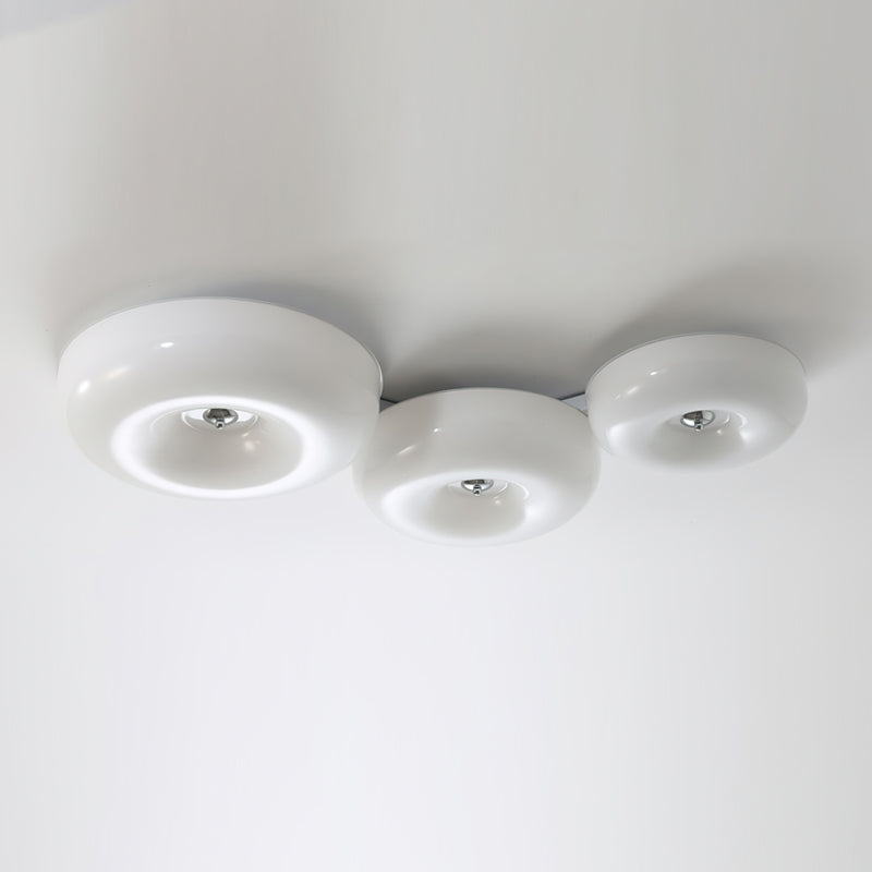 Cream Pudding Ceiling Lamp