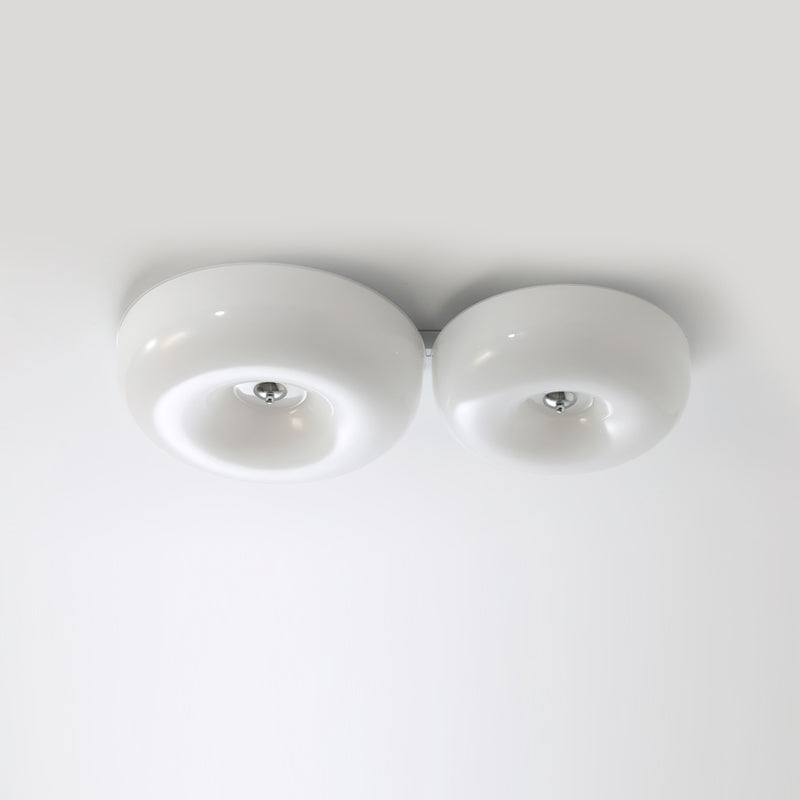 Cream Pudding Ceiling Lamp