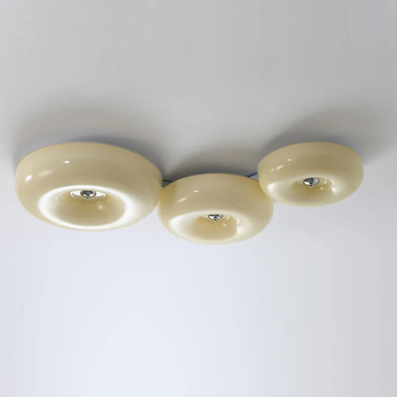 Cream Pudding Ceiling Lamp