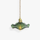 Lámpara Colgante Glass Hibiscus Flower