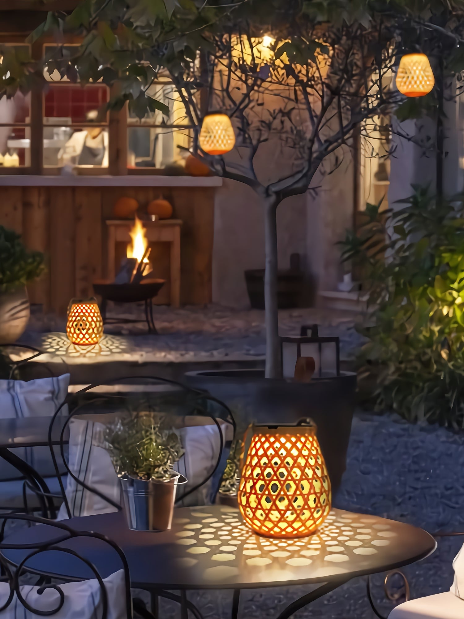 Imitation Weaving Lantern Garden Light