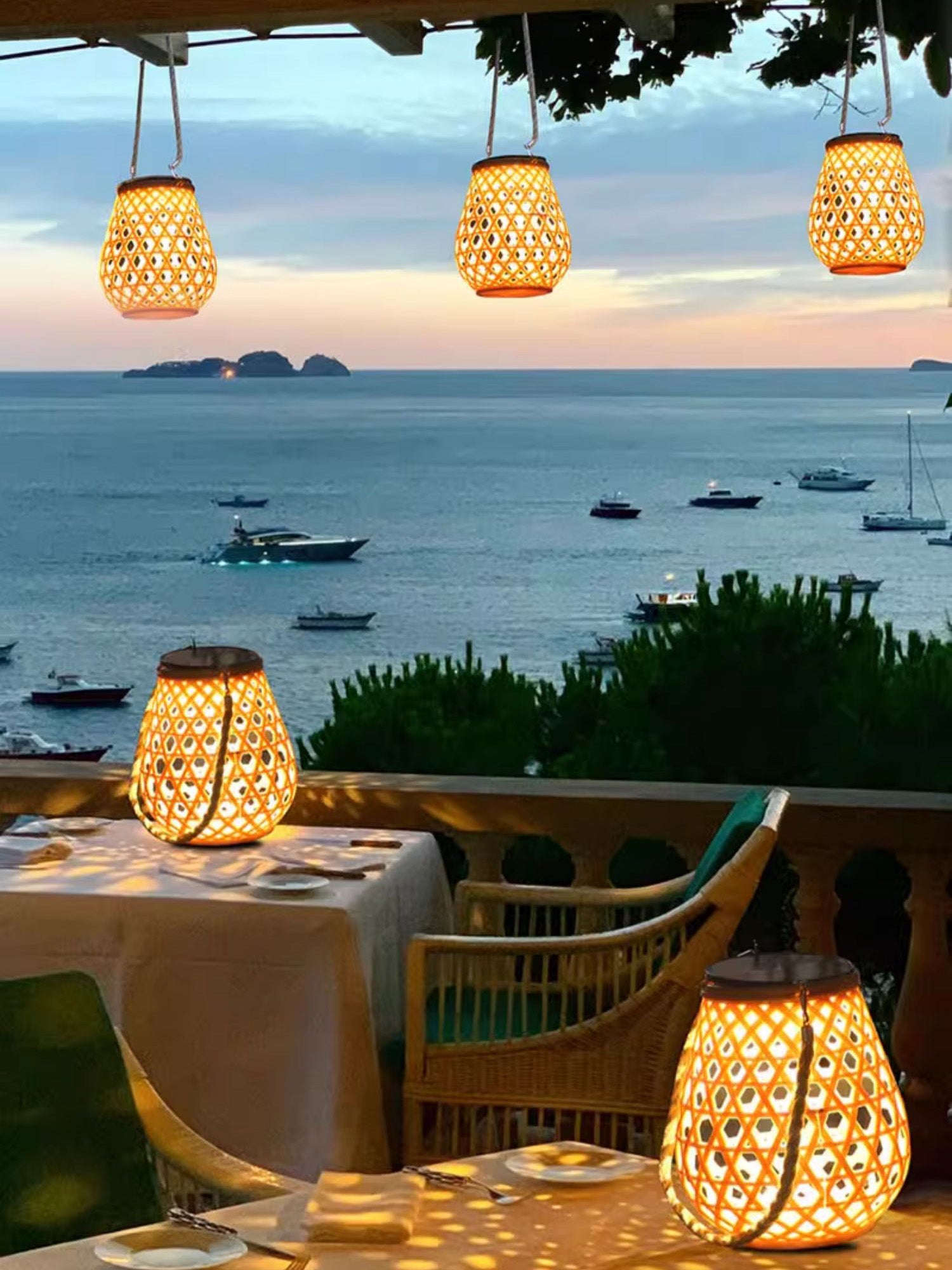 Imitation Weaving Lantern Garden Light