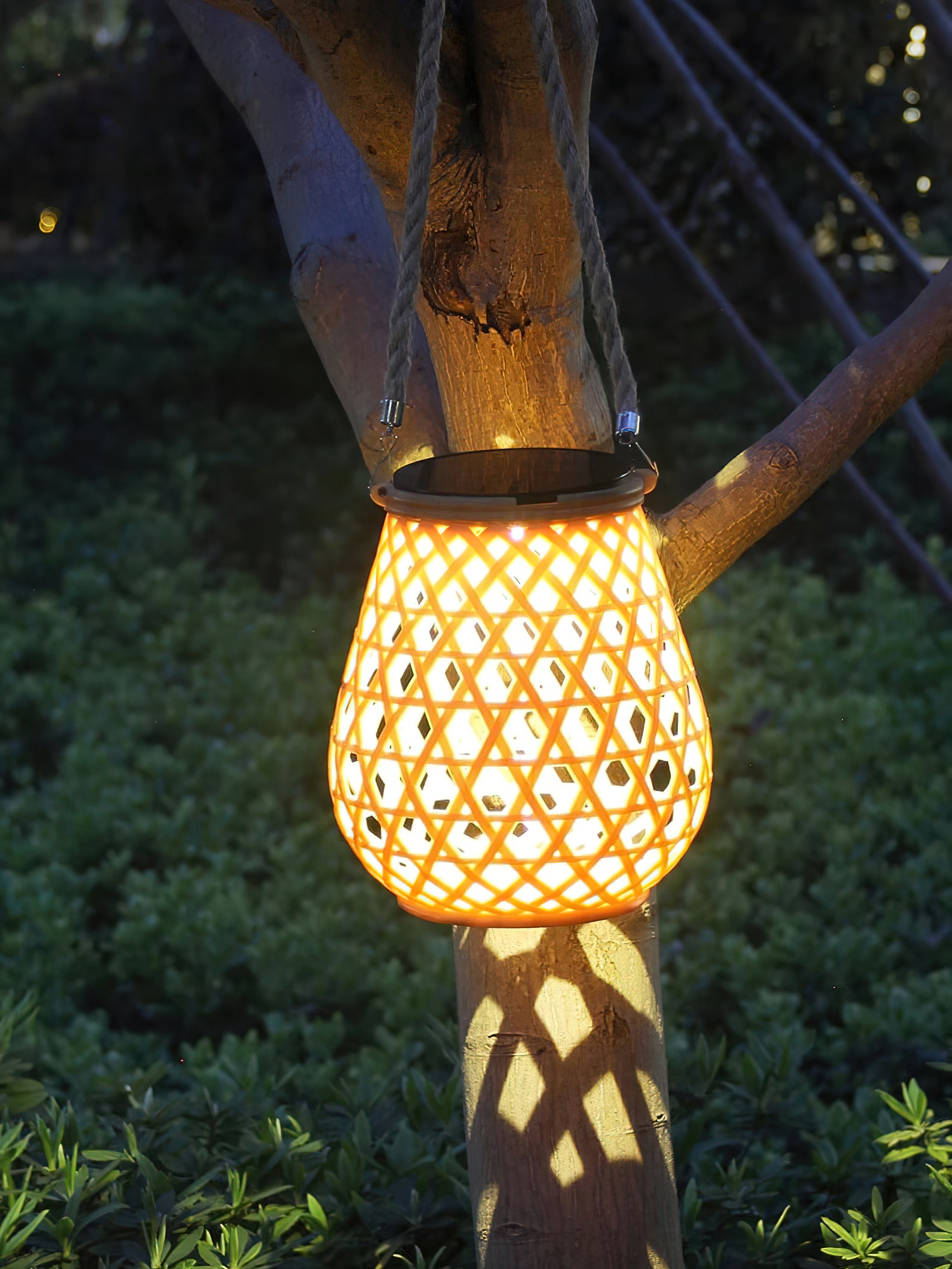 Imitation Weaving Lantern Garden Light