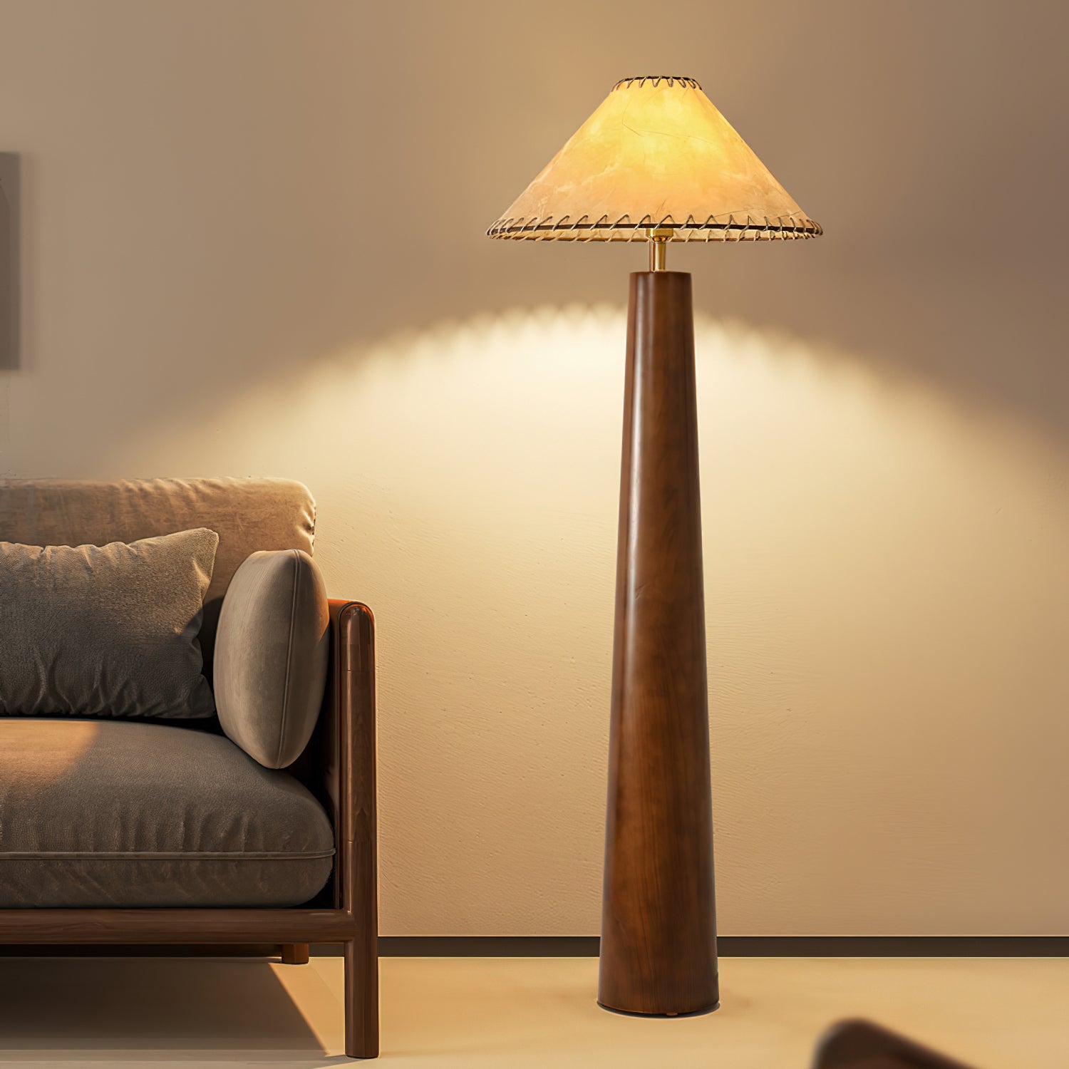 Kibo Wood Floor Lamp
