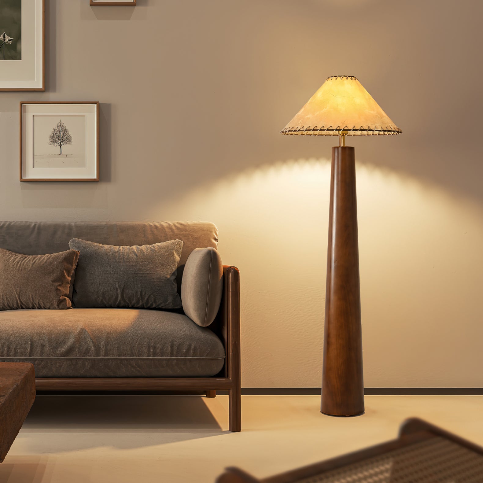 Kibo Wood Floor Lamp