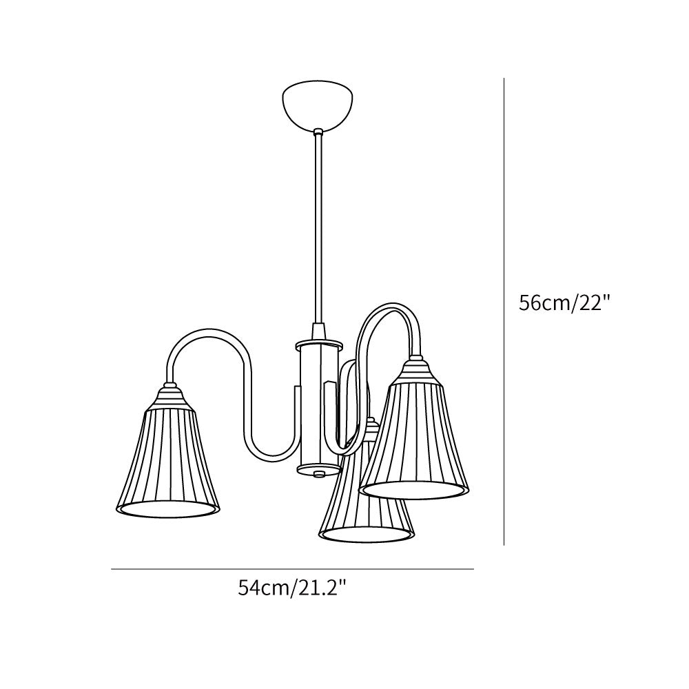 Lelii Ceramics Chandelier