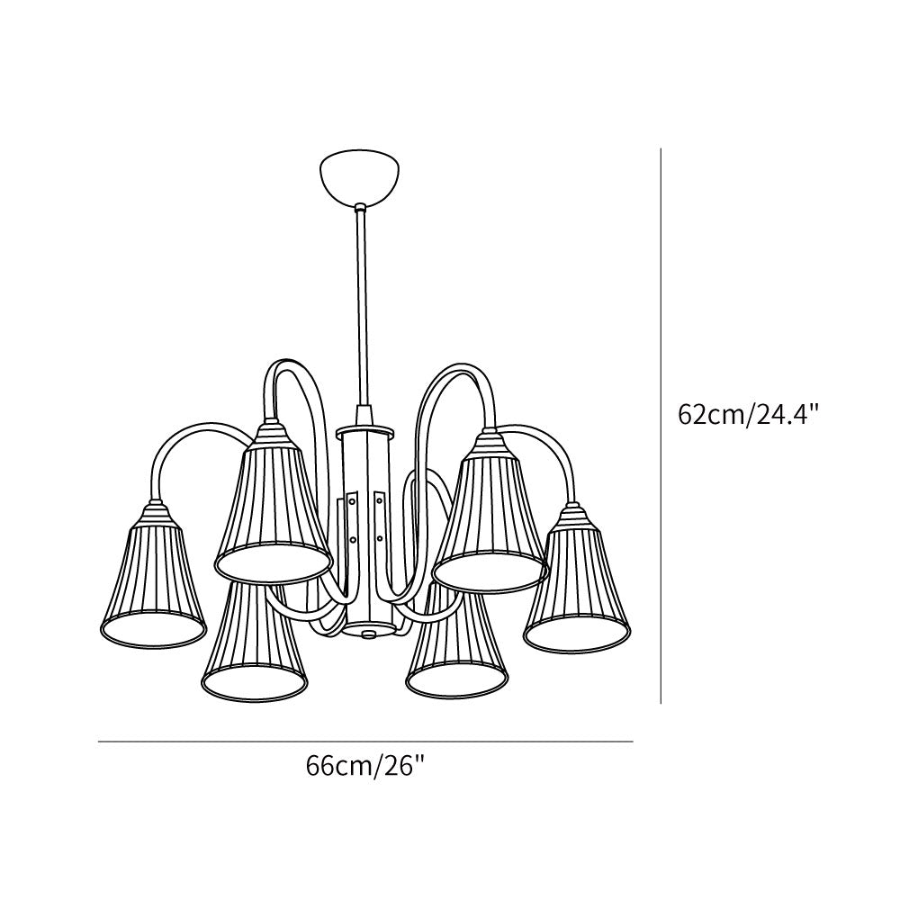 Lelii Ceramics Chandelier