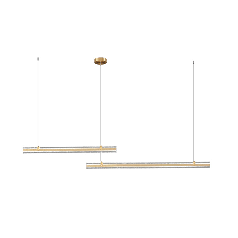 Linear Ribbon Island Pendant Light