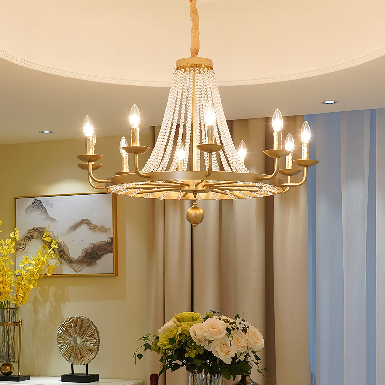 Naples Crystal Chandelier