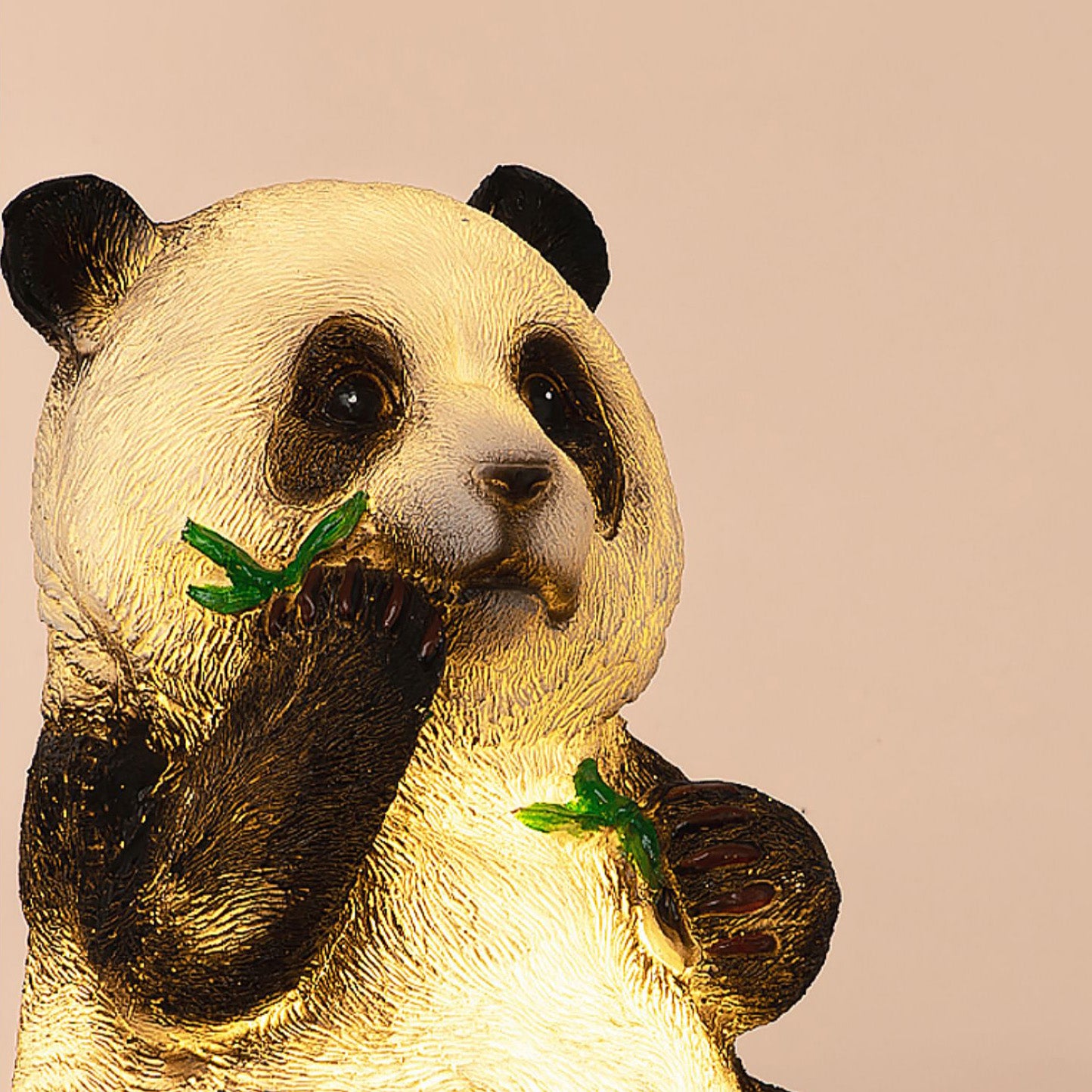 Panda Resin Outdoor Garden Lamp