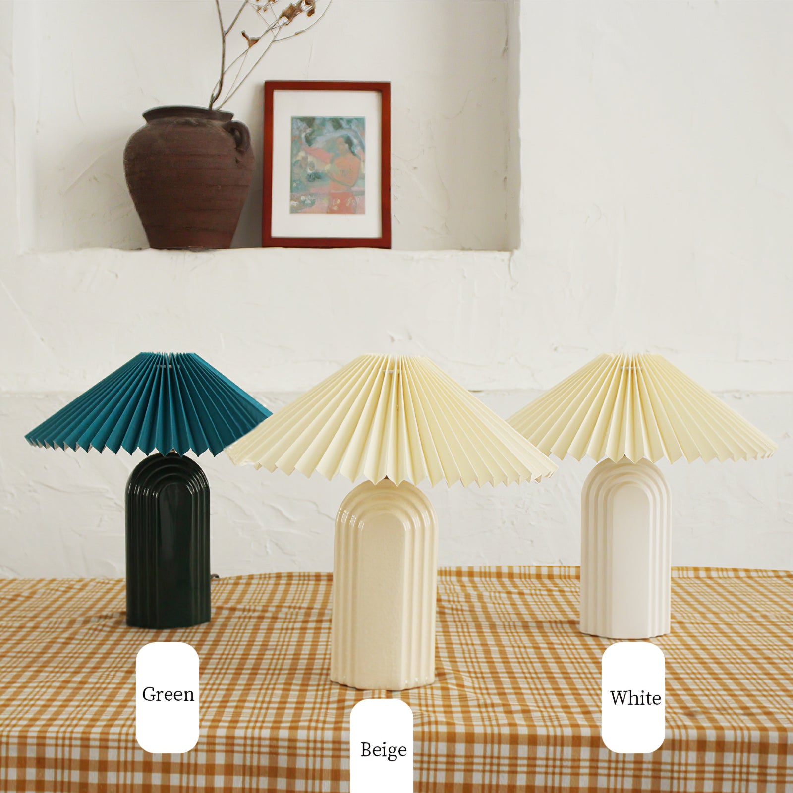 Ripple Pleated Table Light
