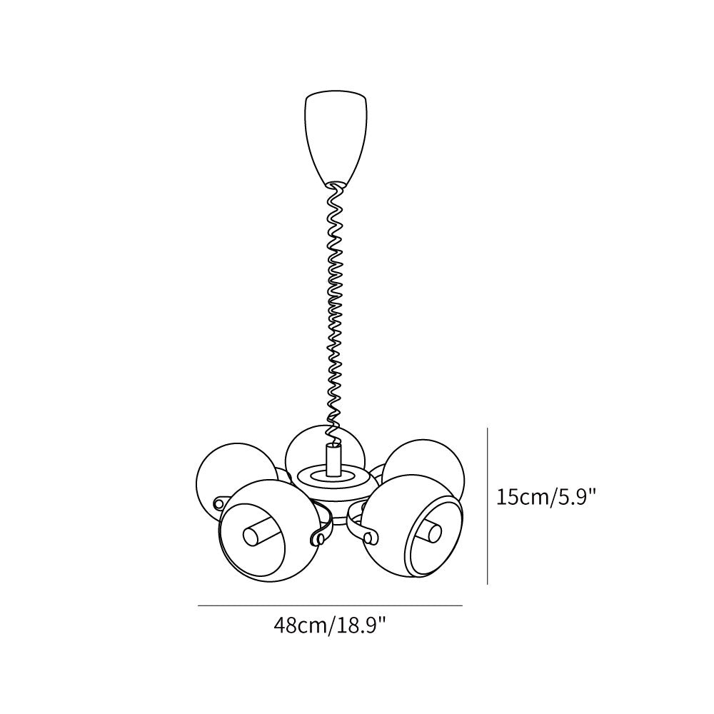 Space Age Chandelier
