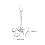 Space Age Chandelier