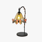 Tiffany Glass Butterfly Table Lamp