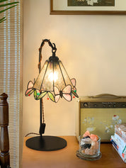 Tiffany Glass Butterfly Table Lamp