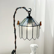 Tiffany Glass Butterfly Table Lamp