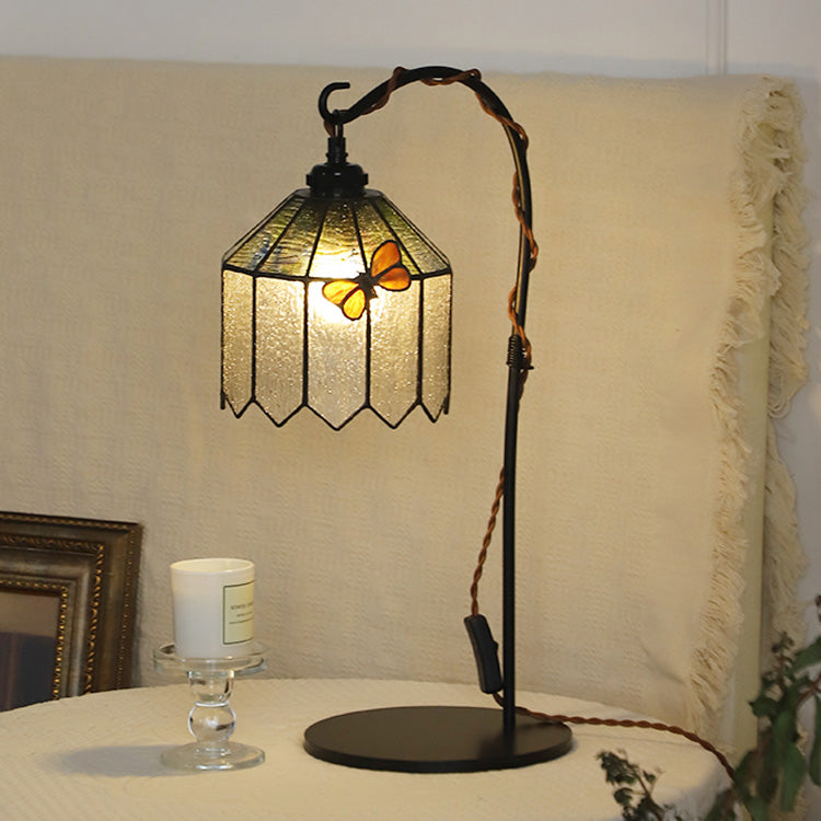 Tiffany Glass Butterfly Table Lamp