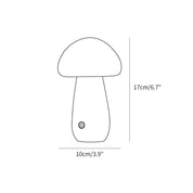 Wooden Mushroom Table Lamp (Built-in Battery)