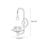 Alberto Lotus Wall Lamp