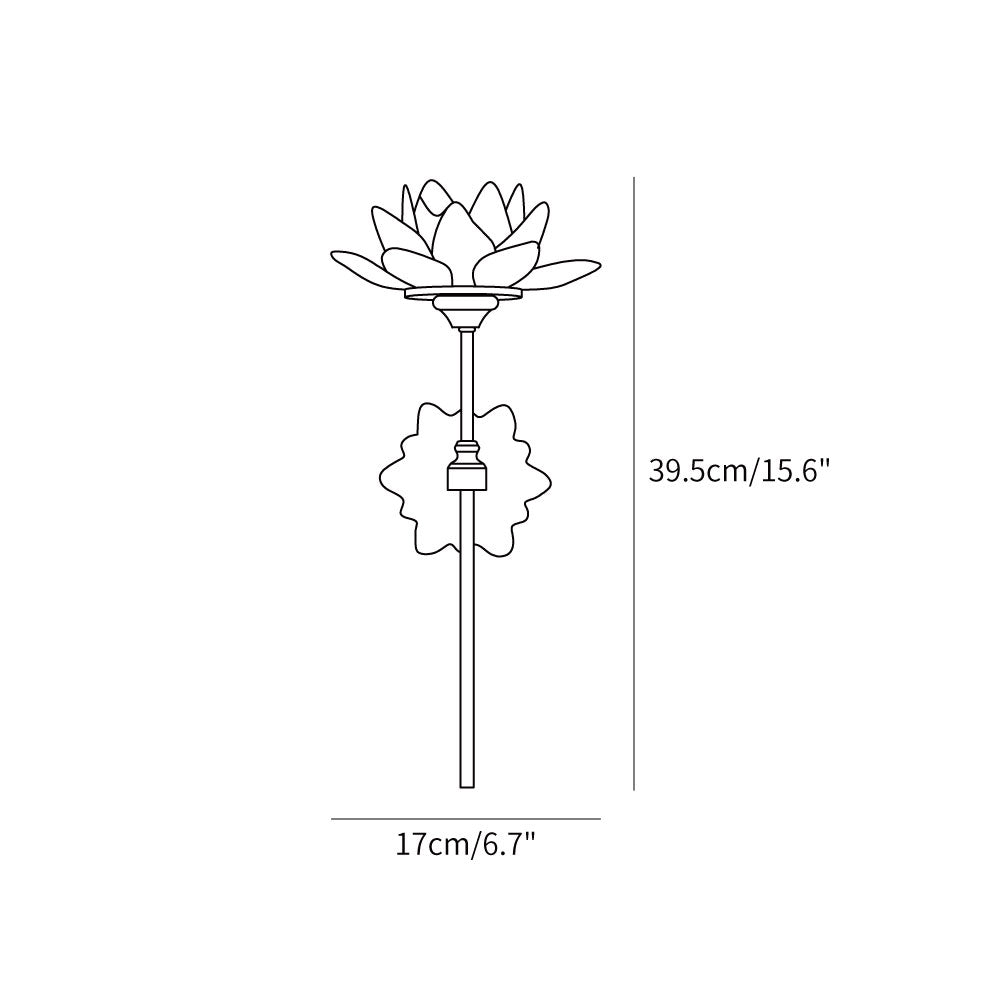 Alberto Lotus Wall Lamp