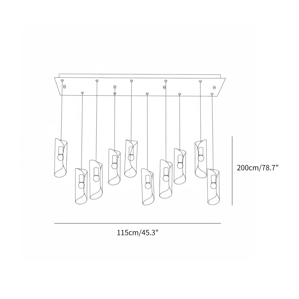 Begoa Glass Chandelier