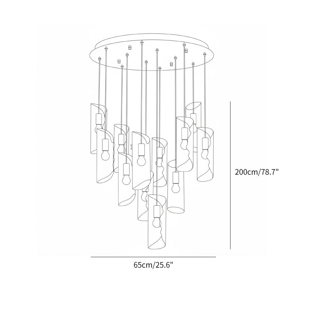 Begoa Glass Chandelier