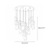 Begoa Glass Chandelier
