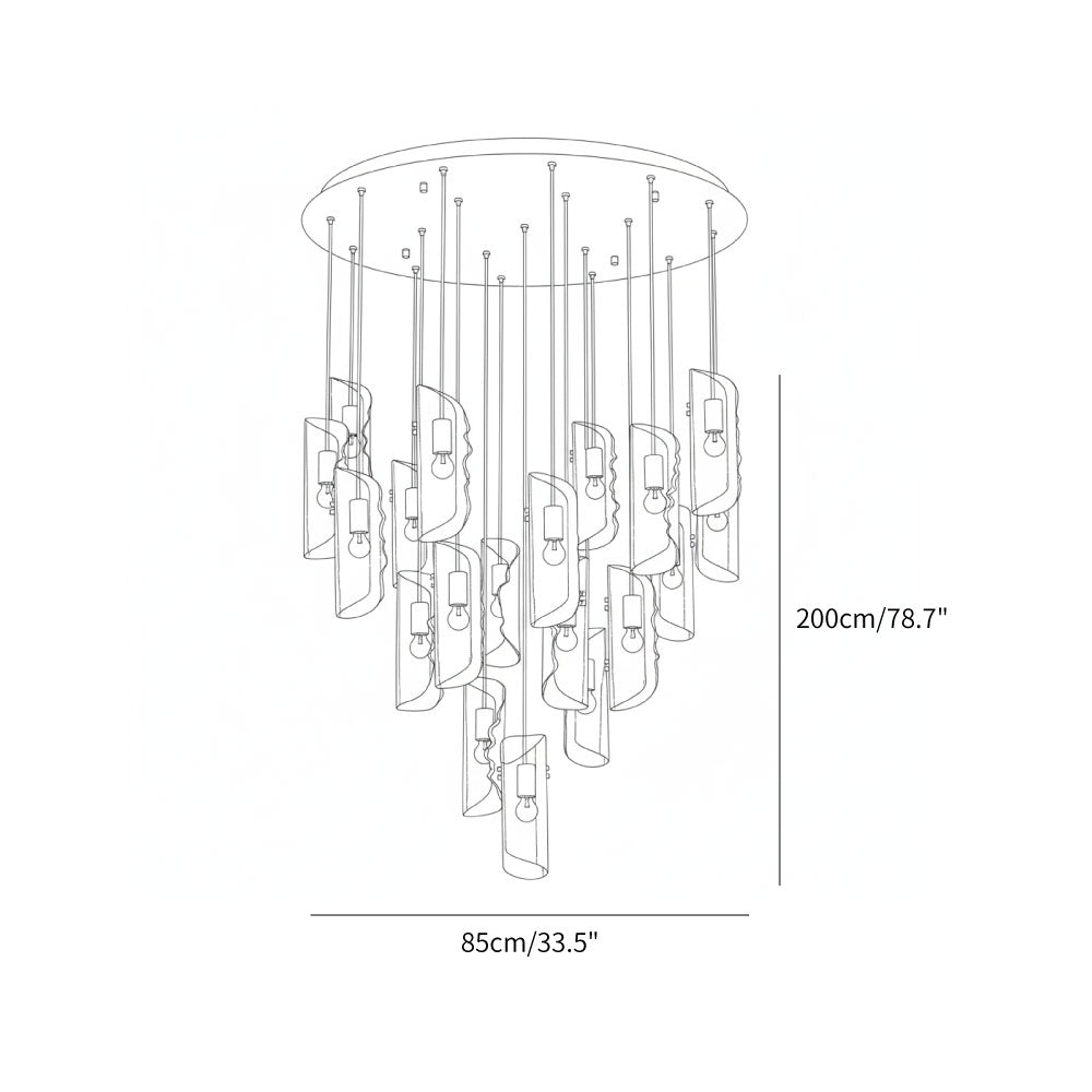 Begoa Glass Chandelier