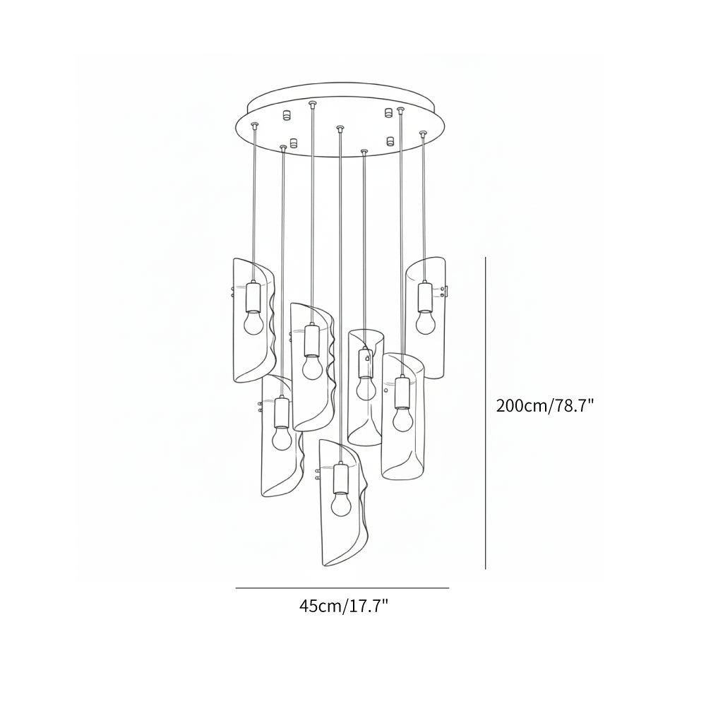 Begoa Glass Chandelier